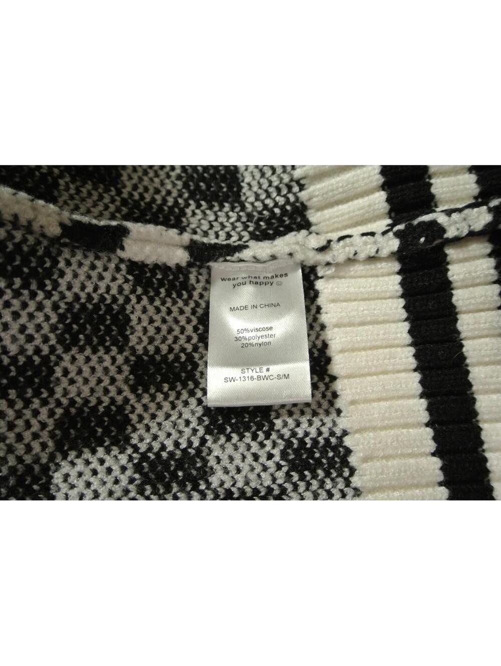 NEW, Dressed in Lala Get What I Want Grandpa Check Cardigan Sz S/M #T3893 - Picture 8 of 8